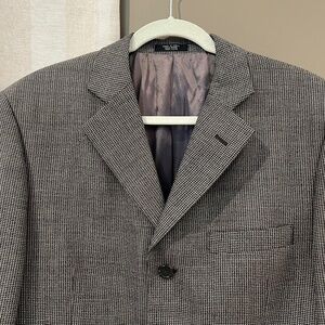 Jones New York Brown Wool Sport Coat Blazer, Size 40 Short